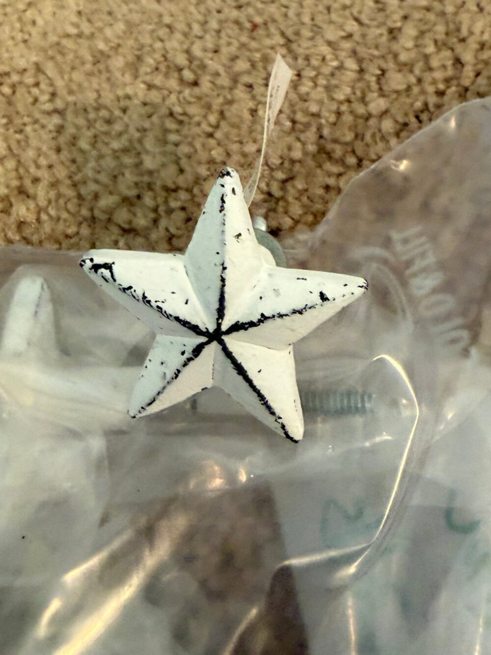 Star Drawer Pulls from Hobby Lobby (6 of them)